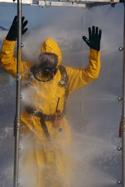 mucous decontamination