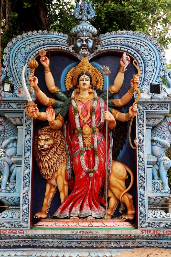 photo of durga statue